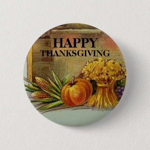 Vintage Art-glückliches Button