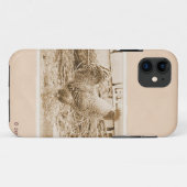 Vintage Art-Hahn-Fotografie Case-Mate iPhone Hülle (Rückseite (Horizontal))