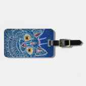 Vintage Art Katzengepäck Gepäckanhänger (Vorderseite horizontal)