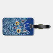 Vintage Art Katzengepäck Gepäckanhänger (Rückseite horizontal)