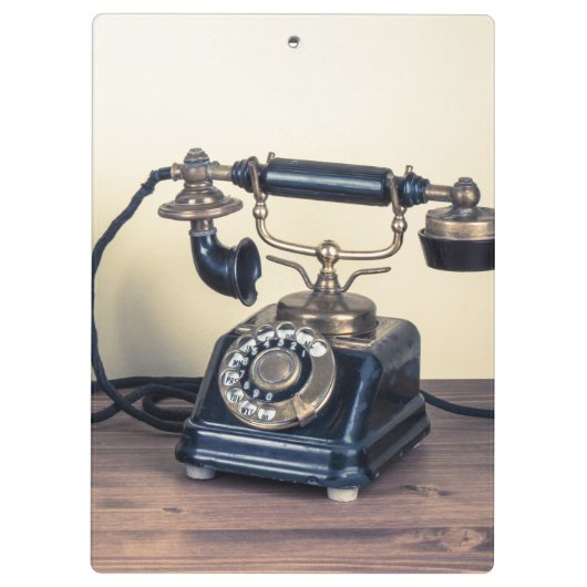 Vintage Art Klemmbrett (Rückseite)