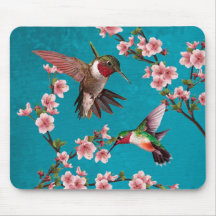 Vintage Art-Kolibri-Malerei