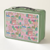 Vintage Art Lunch Box Green (Rückseite)