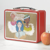 Vintage Art Lunch Box Red (Beispiel)
