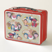 Vintage Art Lunch Box Red (Rückseite)