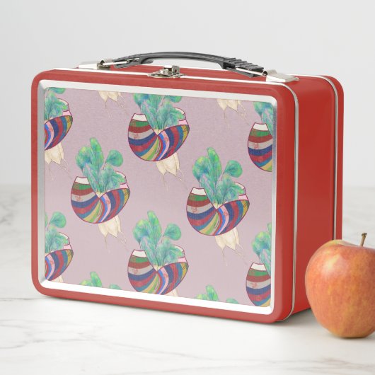 Vintage Art Lunch Box Red (Beispiel)