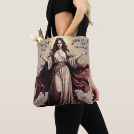 Vintage Art Maria Magdalena Zitat Tasche