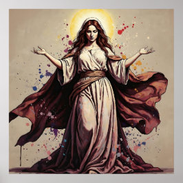 Vintage Art Mary Magdalene   Poster