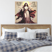 Vintage Art Mary Magdalene Quote Leinwanddruck (Insitu (Schlafzimmer))