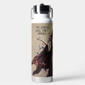 Vintage Art Mary Magdalene Quote Trinkflasche (Vorderseite)