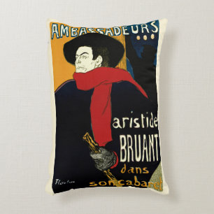 Vintage Art Nouveau Ambassadeurs, Toulouse Lautrec Dekokissen