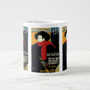 Vintage Art Nouveau Ambassadeurs, Toulouse Lautrec Jumbo-Tasse