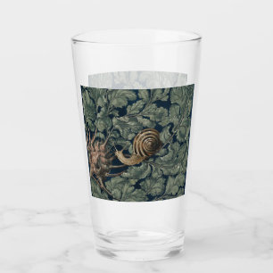 Vintage Art Nouveau Botanische Schnecke Antik Glas