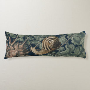 Vintage Art Nouveau Botanische Schnecke Antik Seitenschläferkissen