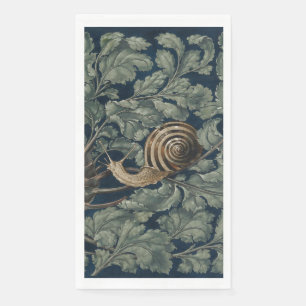 Vintage Art Nouveau Botanische Schnecke Antik Serviette