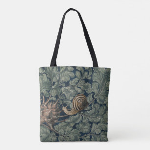 Vintage Art Nouveau Botanische Schnecke Antik Tasche