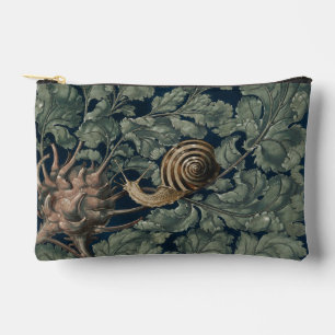 Vintage Art Nouveau Botanische Schnecke Antik Zubehörtasche