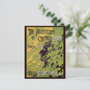 Vintage Art Nouveau Buch, Abenteuer von Kapitän Ho
