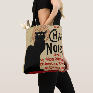 Vintage Art Nouveau, Ce Soir Chat Noir Schwarze Ka Tasche