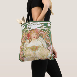 Vintage Art Nouveau, Champenois von Alphonse Mucha Tasche