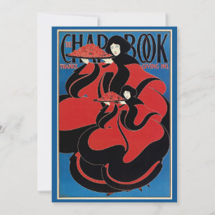 Vintage Art Nouveau Chap Book Erntedankfest Feiertagskarte