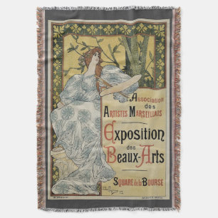 Vintage Art Nouveau, Exposition des Beaux Arts Decke