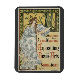 Vintage Art Nouveau, Exposition des Beaux Arts Magnet
