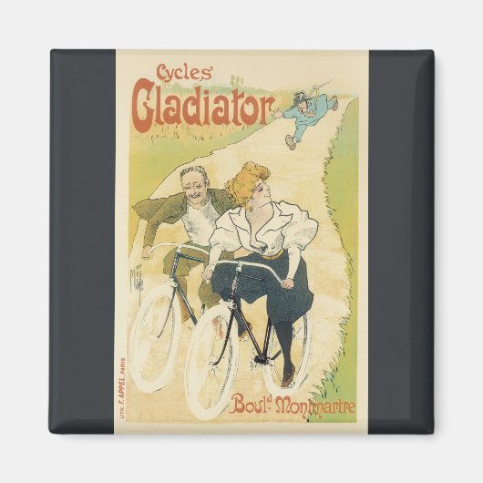 Vintage Art Nouveau, Fahrräder von Gladiator Cycle Magnet (Vorne)