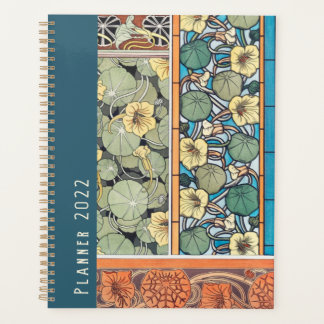 Vintage-Art-Nouveau-Floral-Großplaner Planer