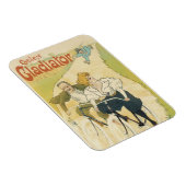 Vintage Art Nouveau, Gladiator Cycles Fahrräder Magnet (Rechte Seite)