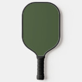 Vintage art nouveau green gold Dragonfly Pickleball Schläger (Rückseite)