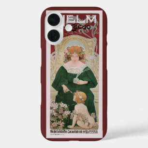 Vintage Art Nouveau Helm Cacao von Privat Livemont iPhone 16 Hülle
