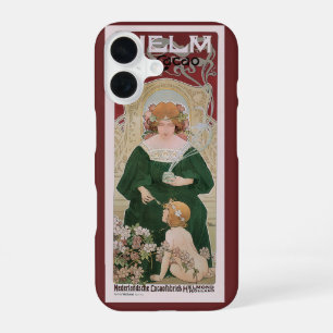 Vintage Art Nouveau Helm Cacao von Privat Livemont iPhone 16 Hülle