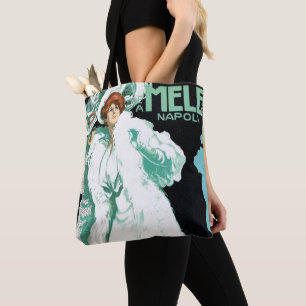 Vintage Art Nouveau, italienische Mode, elegante F Tasche