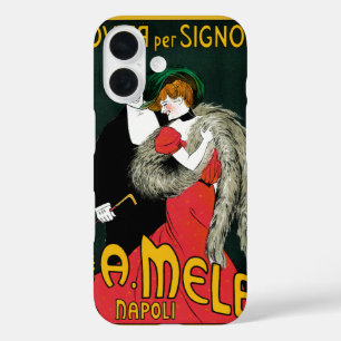 Vintage Art Nouveau, italienische Mode Liebesroman iPhone 16 Hülle