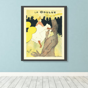 Vintage Art Nouveau, La Goulue von Toulouse Lautre Leinwanddruck