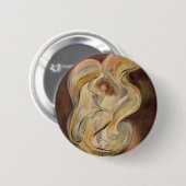 Vintage Art Nouveau, La Loie Fuller Moderne Tänzer Button (Vorne & Hinten)