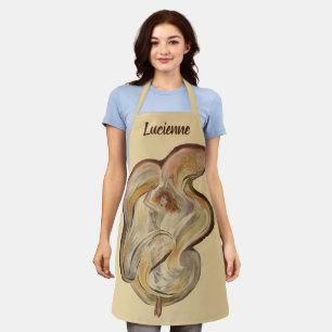 Vintage Art Nouveau, La Loie Fuller Moderne Tänzer Schürze