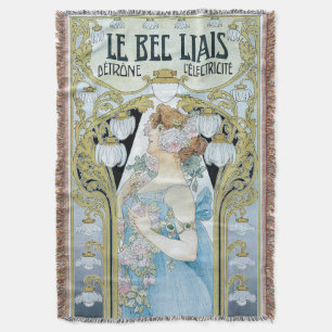 Vintage Art Nouveau Le Bec Liais, Privat Livemont Decke
