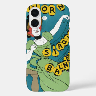 Vintage Art Nouveau, Livorno Señorita beim Tanzen iPhone 16 Hülle