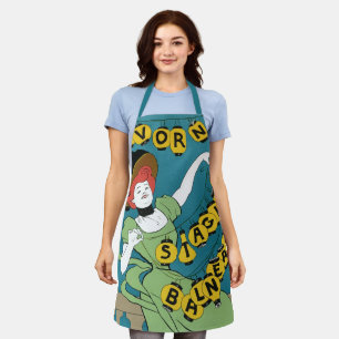 Vintage Art Nouveau, Livorno Señorita beim Tanzen Schürze