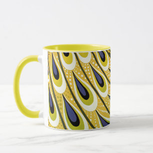 Vintage Art Nouveau, Macmillan's Pfauenfeder Tasse