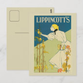 Vintage Art Nouveau May Zeitschrift Postkarte (Vorne/Hinten)