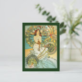 Vintage Art Nouveau Monte Carlo Postkarte (Stehend Vorderseite)