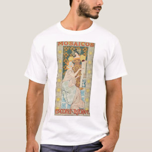 Vintage Art Nouveau Mosaiken Escofet-Tejera y CA T-Shirt