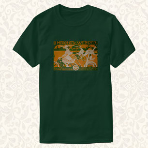 Vintage Art Nouveau Motorrad Werner Radsport  T-Shirt