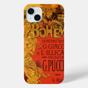 Vintage Art Nouveau Musik, La Boheme Oper, 1896 Case-Mate iPhone Hülle