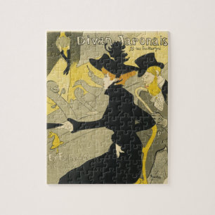 Vintage Art Nouveau Nachtclub-Café, Divan Japonais Puzzle