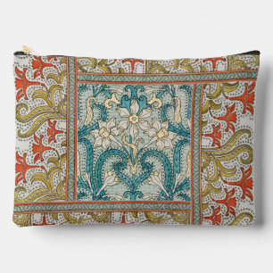 Vintage Art Nouveau Narzissenmuster Verneuil Zubehörtasche