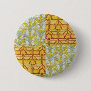 Vintage-Art-Nouveau-Natur-Rastermuster-Kunst Button